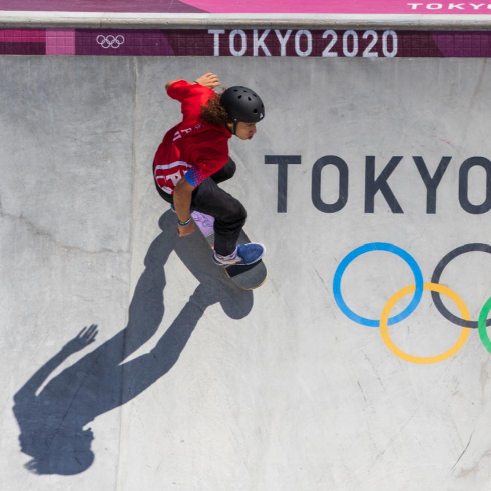 Steven Piñeiro finalizó sexto en la final olímpica de Tokio en la modalidad de parque.