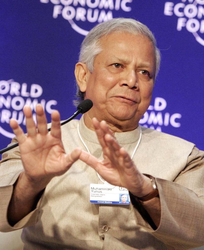 El Premio Nobel de la Paz 2006, Muhammad Yunus, fue el fundador de Grameen Bank en Bangladesh. (AP / Virginia Mayo)