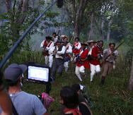 Una de las escenas filmadas del documental "San Juan, más allá de las murallas".