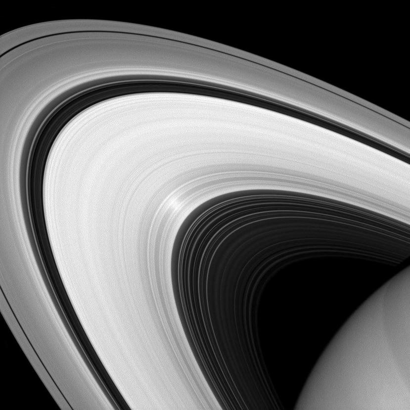 Imagen de los anillos del planeta Saturno. (EFE)