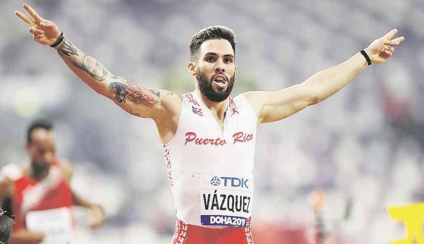 Wesley Vázquez fue uno de los atletas becados en el pasado año. (AP/ Archivo)
