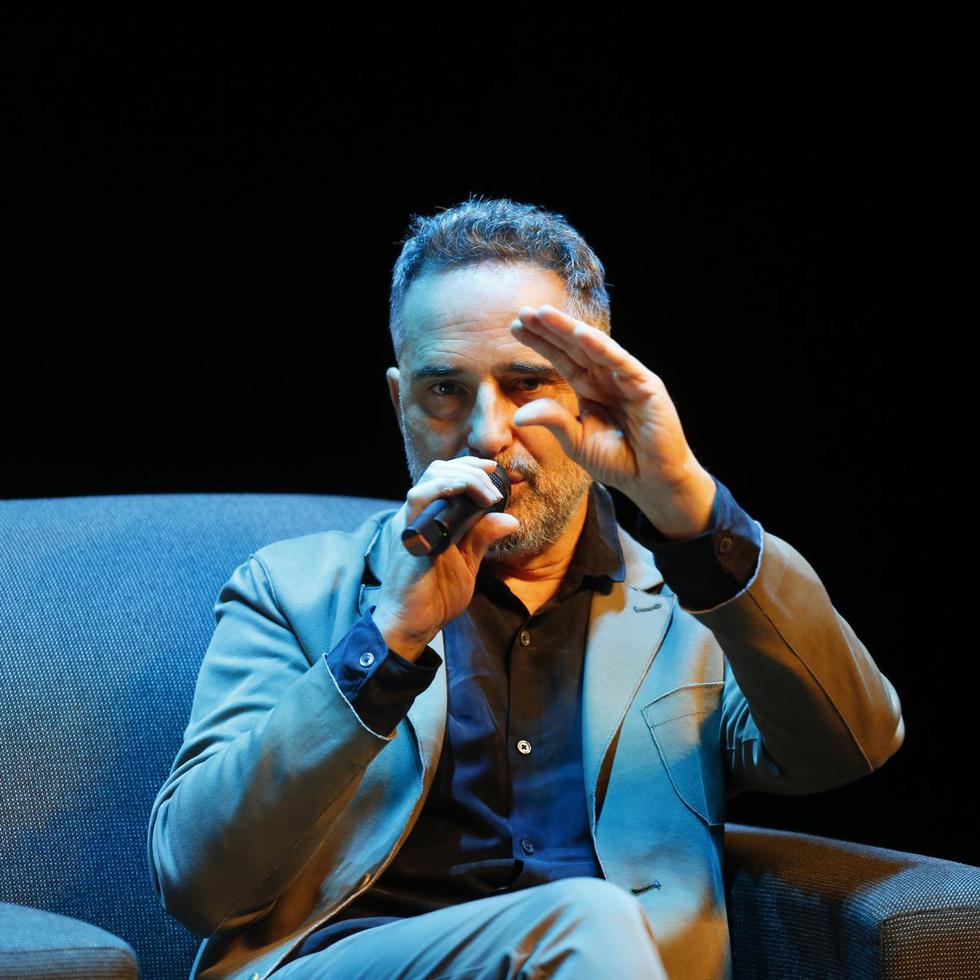 El músico uruguayo, Jorge Drexler, participó en un conversatorio en el marco del Festival Internacional de la Música celebrado en la ciudad de Guadalajara, en Jalisco (México). EFE/ Francisco Guasco