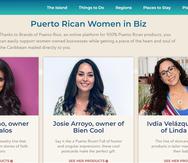 Discover Puerto Rico lanzó una página en su sitio web para dar a conocer a mujeres emprendedoras.