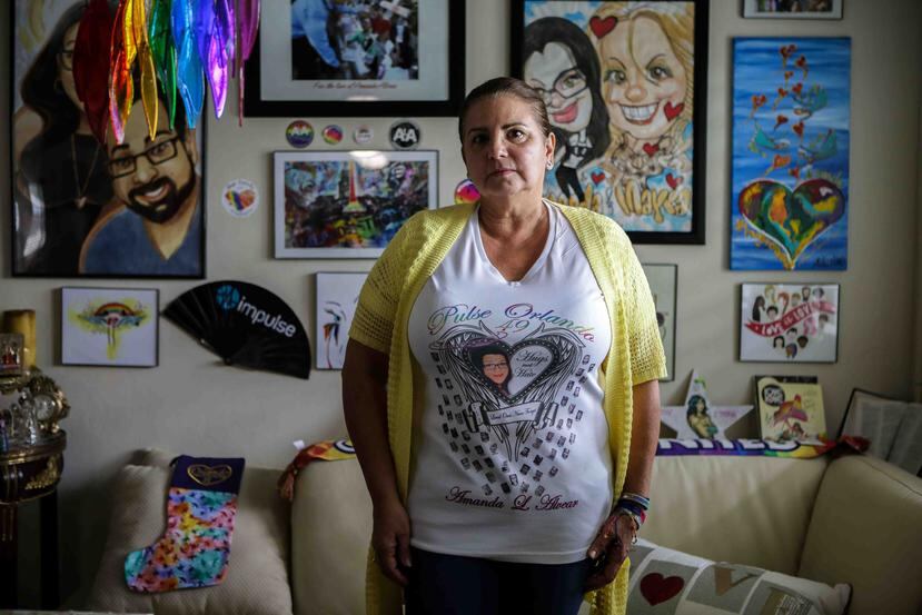 Mayra Alvera, madre de una de las víctimas de la masacre de Pulse.