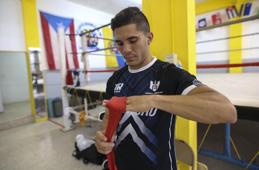 Henry Lebrón realizó parte de su preparación en el gimnasio Atlantic Boxing Club, en Aguadilla.