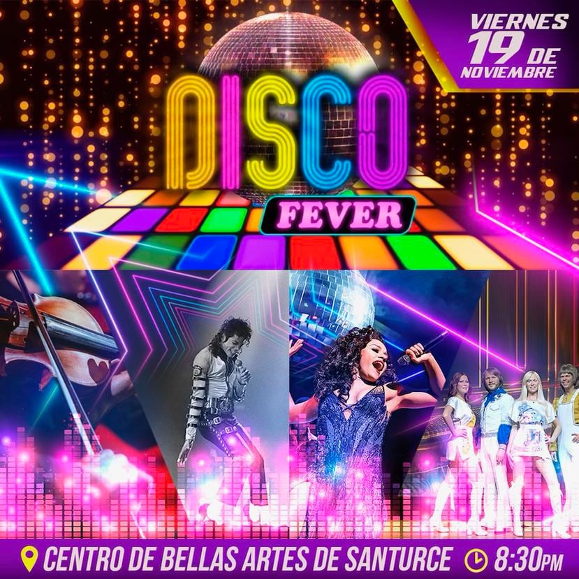 "Disco Fever" contará en tarima con las mejores interpretaciones de las estrellas de la época de oro de la década de 1970 y 1980.