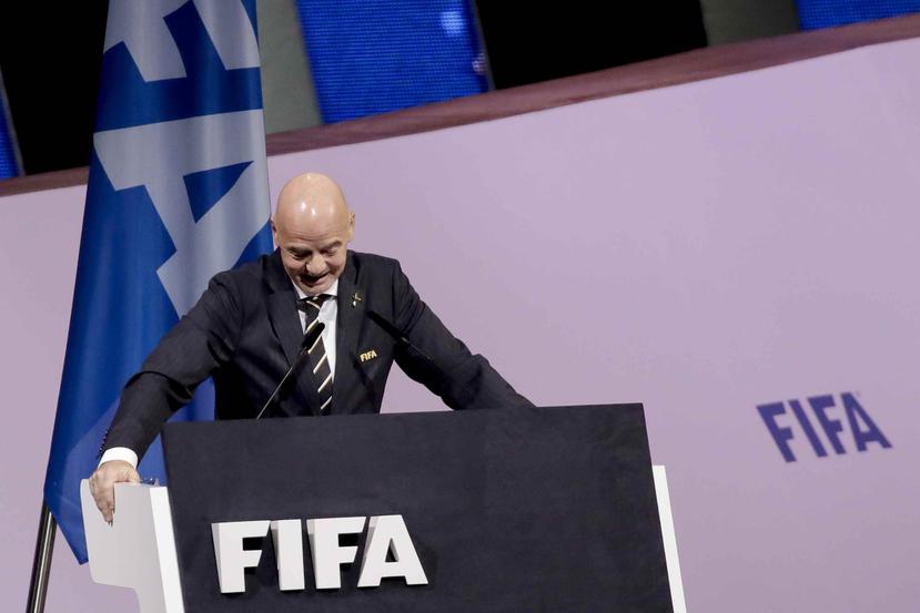 Gianni Infantino, presidente de la FIFA, impulsó el nuevo código disciplinario de la entidad. (AP / Alessandra Tarantino)