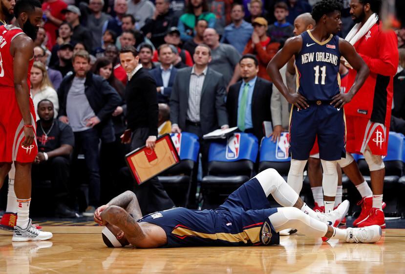 Tras la baja de DeMarcus Cousins por una lesión en el talón de Aquiles, los Pelicans perdieron sus siguientes dos compromisos. (AP)