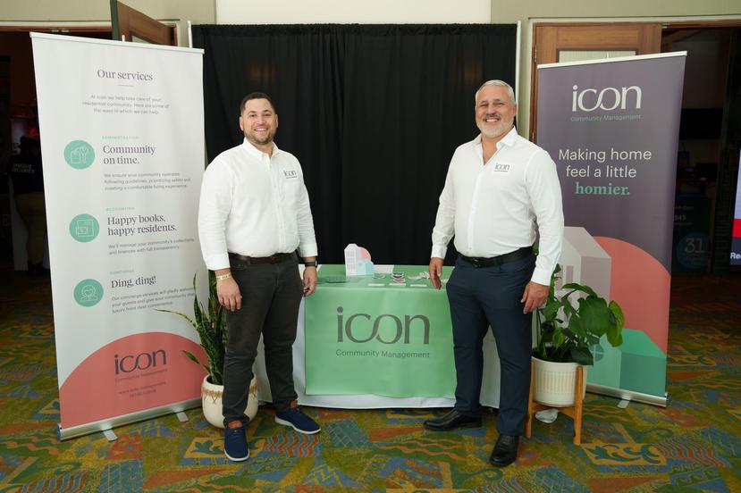 José Mena entró como CEO a ICON Management, empresa fundada hace 21 años por Marco Rosado (derecha).