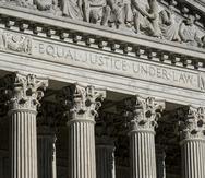 En esta imagen del 3 de septiembre de 2021 se ve la Corte Suprema en Washington.