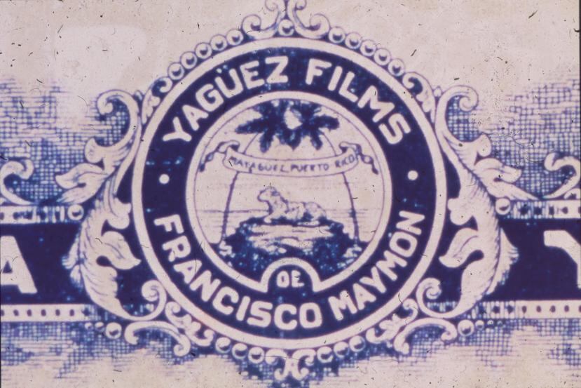 Sello histórico de Yagüez Films, con el nombre de su creador don Francisco Maymón.