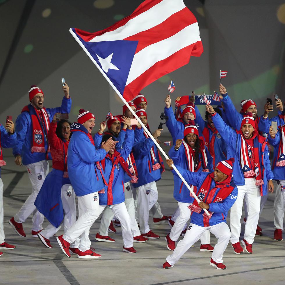 Puerto Rico volverá este año a los Juegos Panamericanos. En la foto, parte de la delegación en los Juegos de Lima 2019.