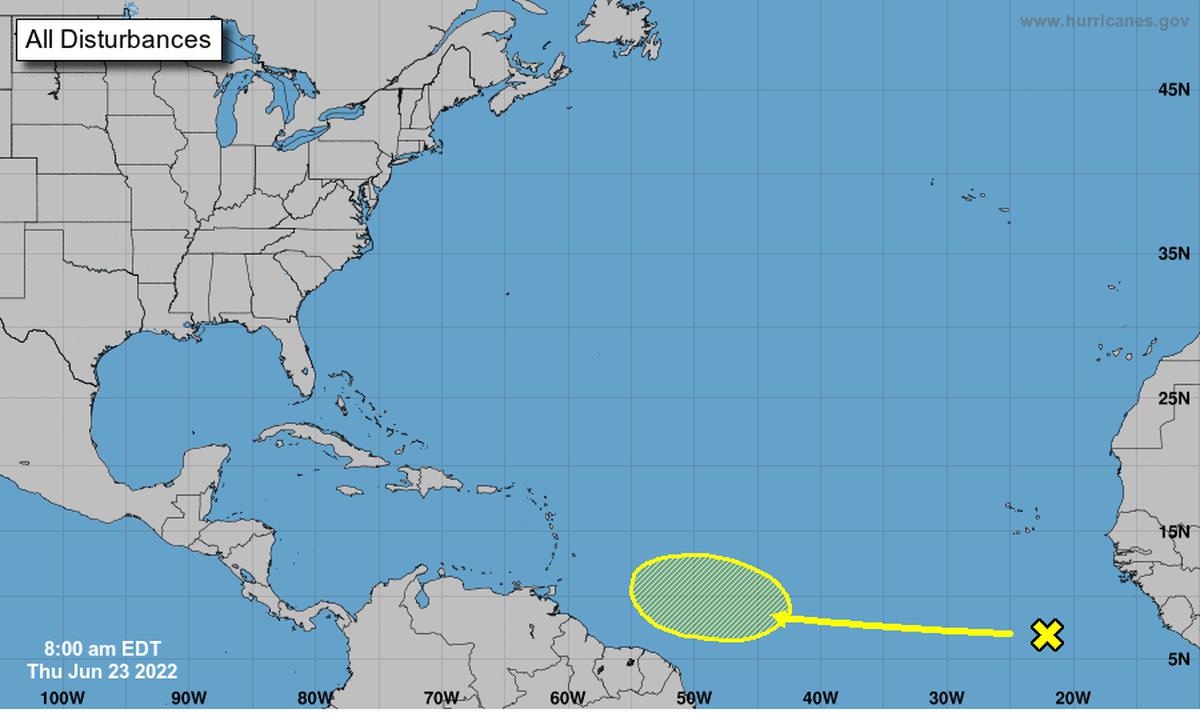 They observe a strong tropical wave leaving Africa: What do long-term models plan?