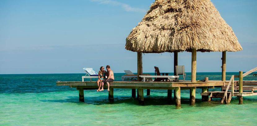 La pequeña isla y hotel Coco Plum Cay, en Belice, es el lugra ideal para avivar el amor. (Suministrada)