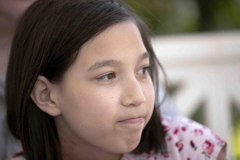 Juliet Daly, de 12 años, vive con sus padres en Covington, Louisiana. (AP / Gerald Herbert)
