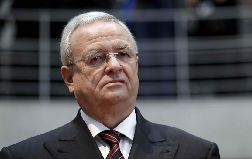 El ex director general de la automotriz alemana Volkswagen, Martin Winterkorn. (AP)