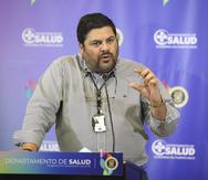 El secretario de Salud, Carlos Mellado,