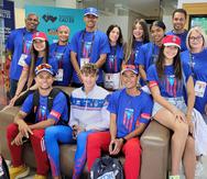 Miembros de la Seleción Nacional juvenil que compitió en el Campeonato Mundial de Atletismo Sub-20 en Colombia.