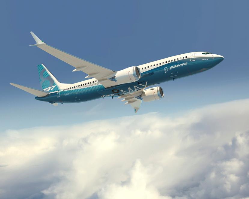 El Boeing 737 MAX 8 tiene una capacidad para un máximo de 210 pasajeros. (EFE)