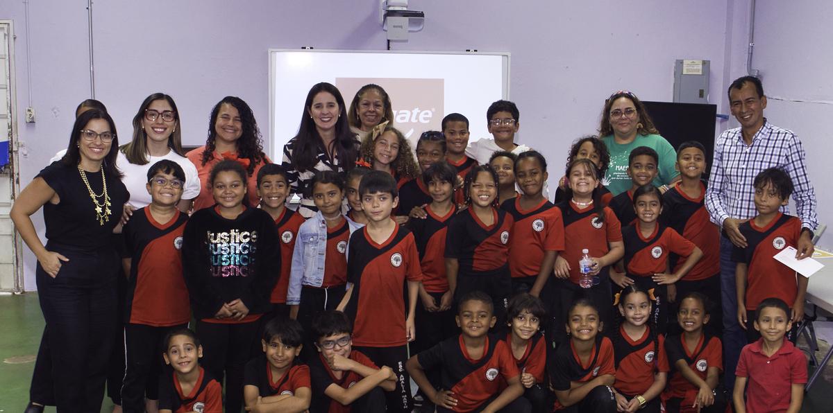 En total, 28 estudiantes, de segundo y tercer grado, de la escuela elemental Amalia Marín, en la barriada Venezuela, en Río Piedras, se beneficiaron de la charla.