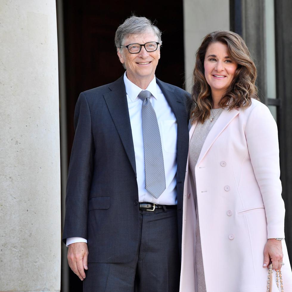 Fotografía de archivo de Melinda y Bill Gates.