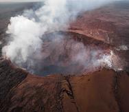 Vista aérea del volcán Kilauea en Hawaii. (EFE)