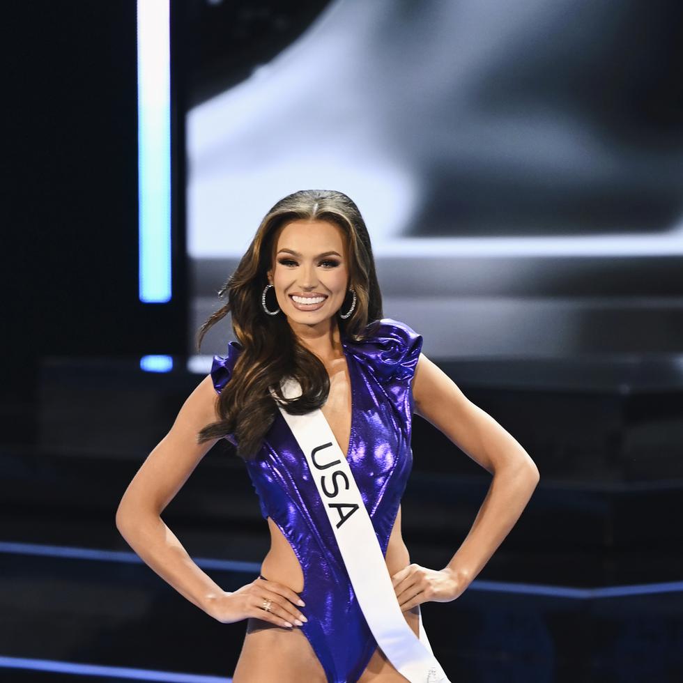 La Miss USA 2023, Noelia Voigt, durante su participación en el Miss Universe 2023.