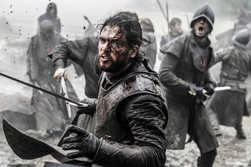 Kit Harington en su personaje de Jon Snow, en una escena de "Game of Thrones". (AP)