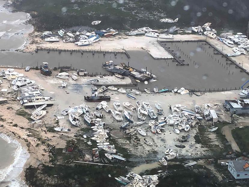 El huracán Dorian estuvo azotando, directamente, a la isla de Gran Bahama por más de 42 horas con vientos que superaban las 160 millas por hora. (AP)
