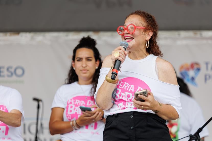 Nasheli Ortiz González, Directora del Taller Puertorriqueño participa de La Feria del Barrio en Filadelfia, PA el domingo 10 de septiembre de 2023. Desde 1979, La Feria del Barrio ha celebrado la cultura latina en el norte de Filadelfia.