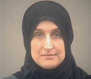 Fotografía sin fecha facilitada por la oficina del sheriff de Alexandria, Virginia, en enero de 2022 en la que aparece Allison Fluke-Ekren, una nativa de Kansas declarada culpable de encabezar un batallón de mujeres del grupo Estado Islámico.