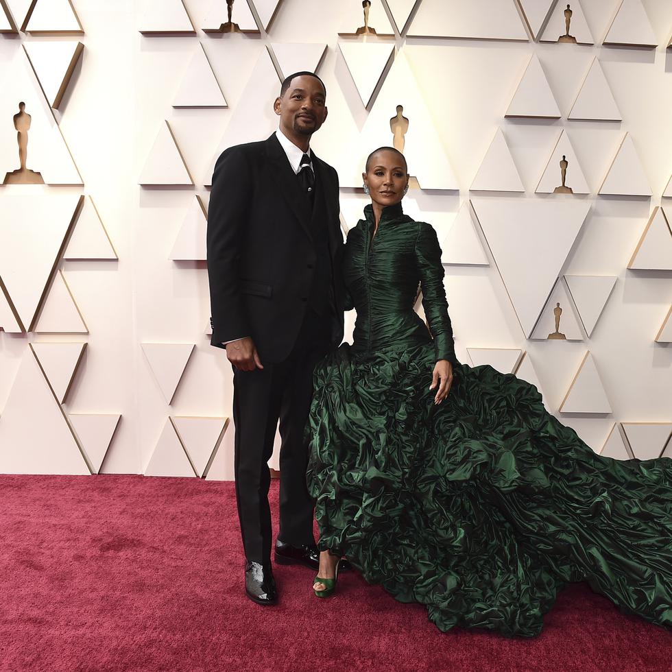 Will Smith y Jada Pinkett Smith durante una ceremonia de Premios  Oscar. (Photo by Jordan Strauss/Invision/AP)