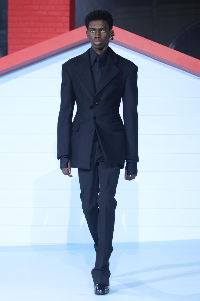 Desfile de moda masculina de Louis Vuitton.