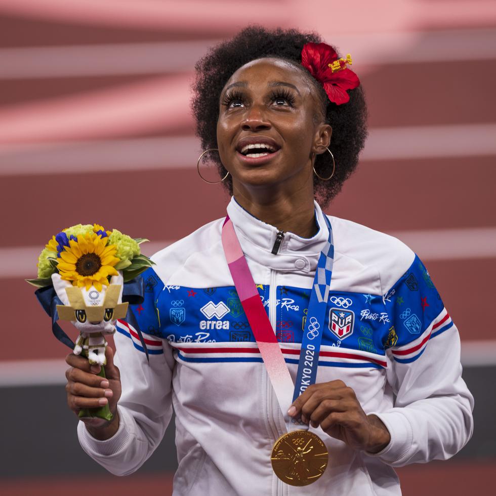 Jasmine Camacho Quinn, medallista de oro.