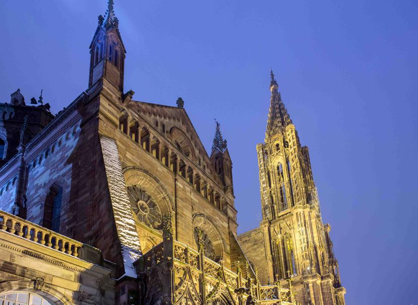 La imponente catedral de la ciudad francesa de Estrasburgo cumple nada menos que 1,000 años. (Shutterstock.com)