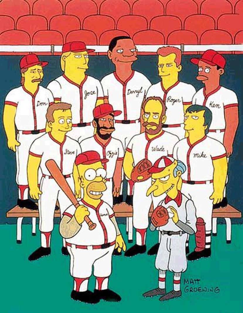 "Homero al Bate" contó con la participación de Wade Boggs, Ken Griffey Jr. y Ozzie Smith, todos miembros del Salón de la Fama. (Captura/FOX)