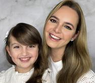 Ingrid Rivera y su hija Mariana.
