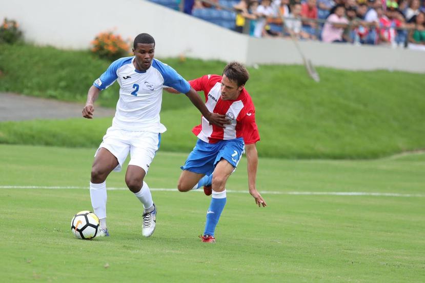 Martinica marcó su único gol en el minuto 47 ante Puerto Rico. (Suministrada / Federación de Fútbol)