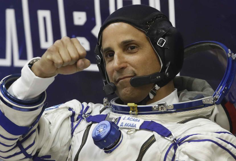 Este viaje de Acabá es su tercero al espacio y su segundo a la Estación Especial Internacional. (AP)