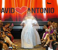 David Antonio festeja en la pasarela sus 35 años en la moda