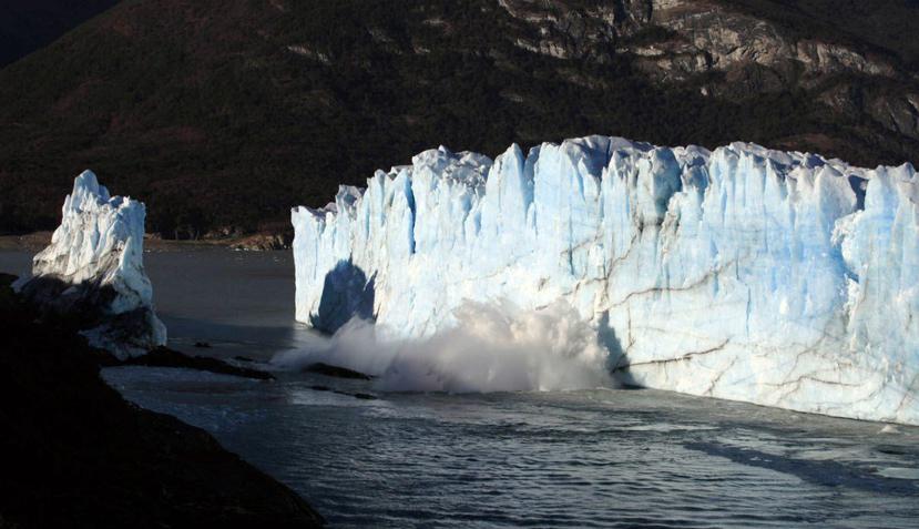 En todos los glaciares estudiados se encontró una concentración de partículas nucleares mucho mayor a la habitual (EFE).