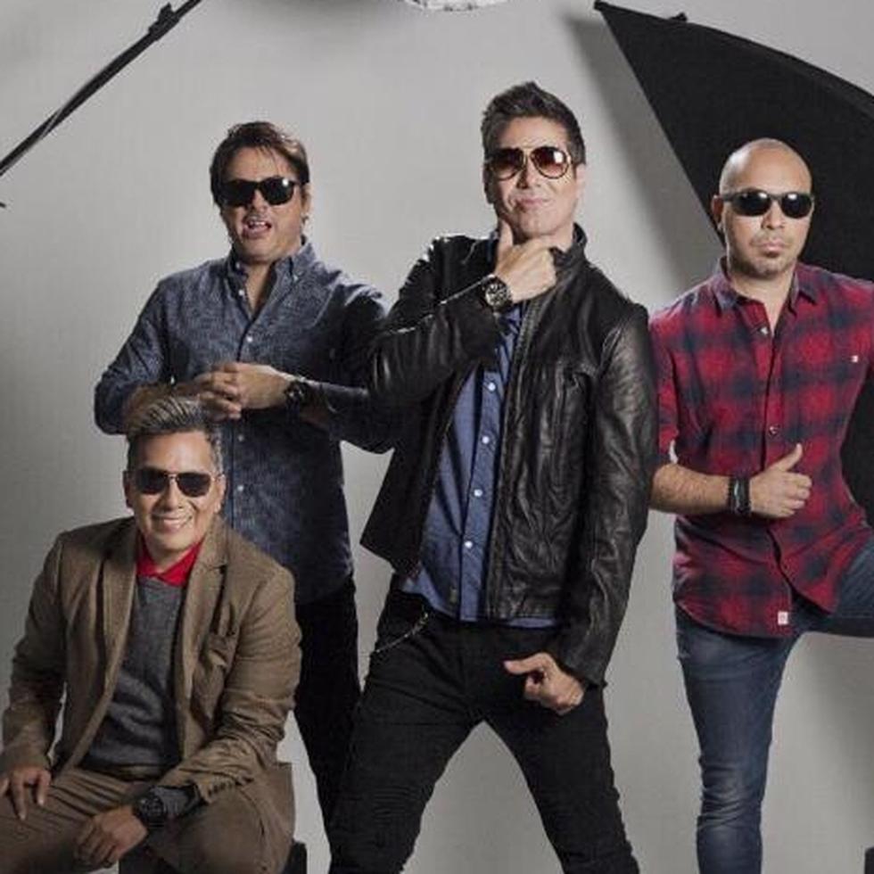 La banda de rock en español Los Rabanes está compuesto por, de izquierda a derecha: Carlos Cuevas, Javier Saavedra, Emilio Regueira y Christian Torres.