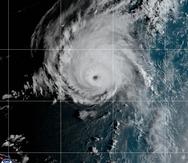 Imagen de archivo del huracán Sam durante la mañana del 1 de octubre de 2021.