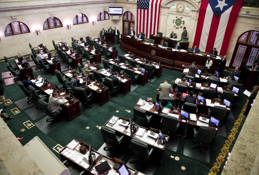 La Cámara de Representantes de Puerto Rico.