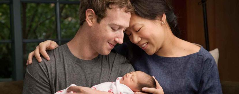 La esposa de Zuckerberg, Priscilla Chan, dio a luz la semana pasada.