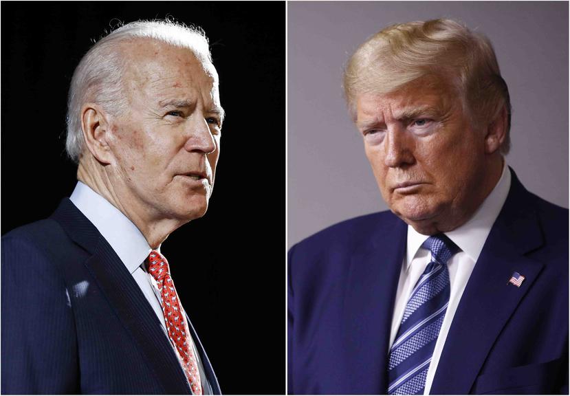 Joe Biden y Donald Trump (AP)