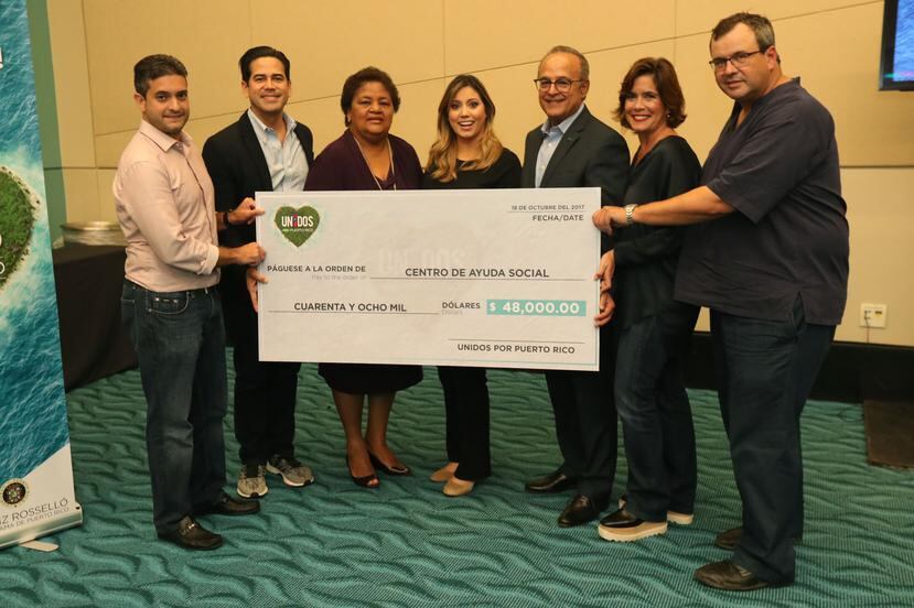 La primera ronda de donativos recaudados por la iniciativa Unidos por Puerto Rico acumuló $481,000.