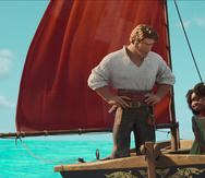 La joven Maisie Brumble junto al marinero Jacob Holland en la nueva película animada "The Sea Beast".
