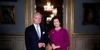 Los reyes Carlos XVI Gustavo y Silvia de Suecia