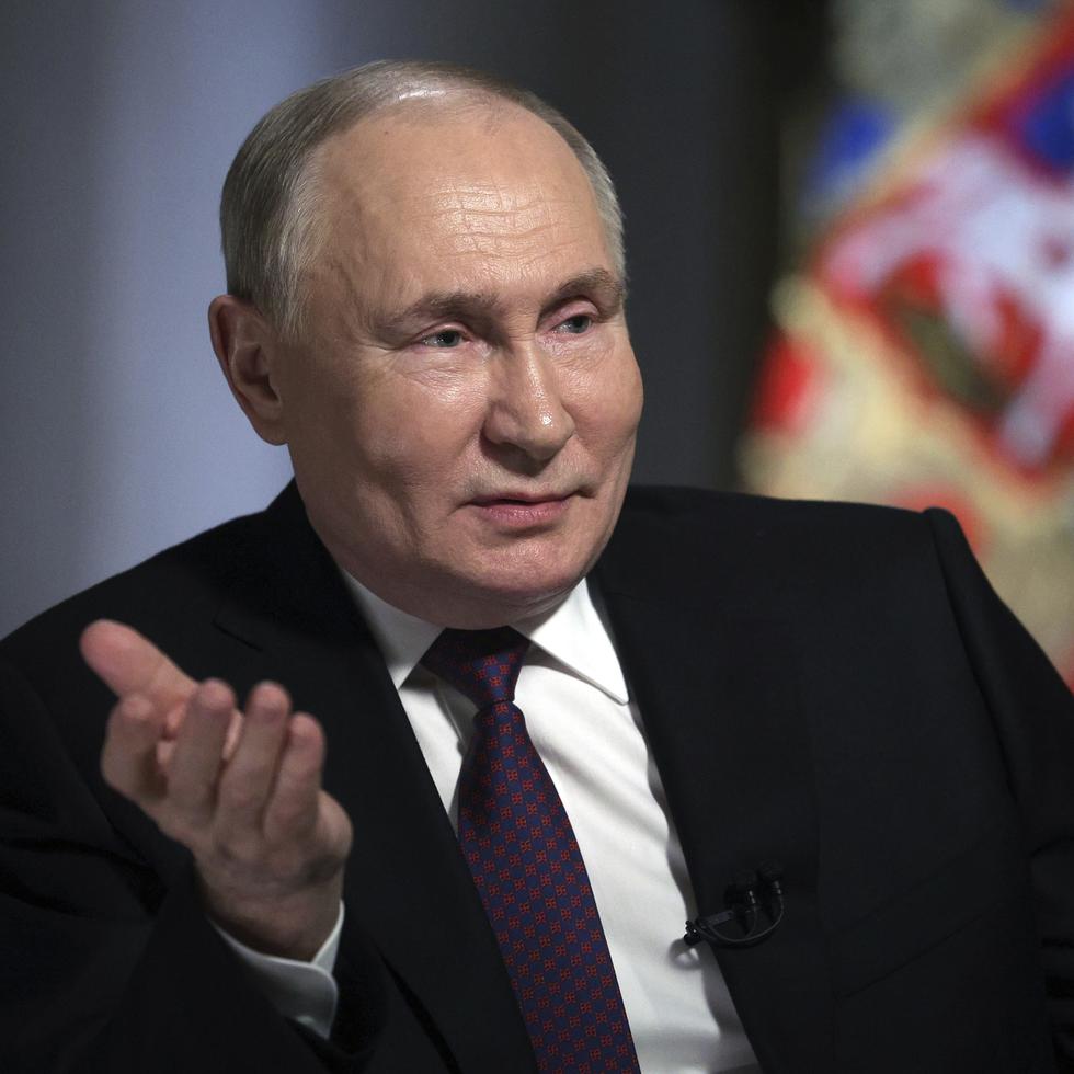 Vladimir Putin lanzó una fuerte advertencia en medio de entrevista televisiva.